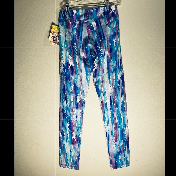 Girl Workout Legging***Feather Print**Youth 12 $89 - Picture 6 of 6